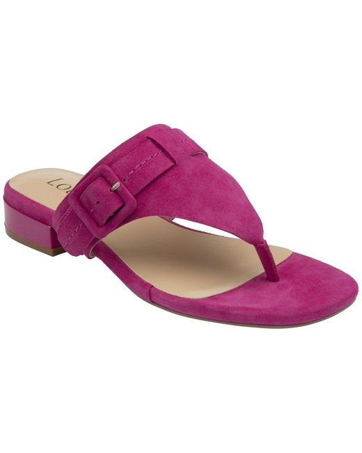 Lotus Purple Vittoria Toe Post Sandals