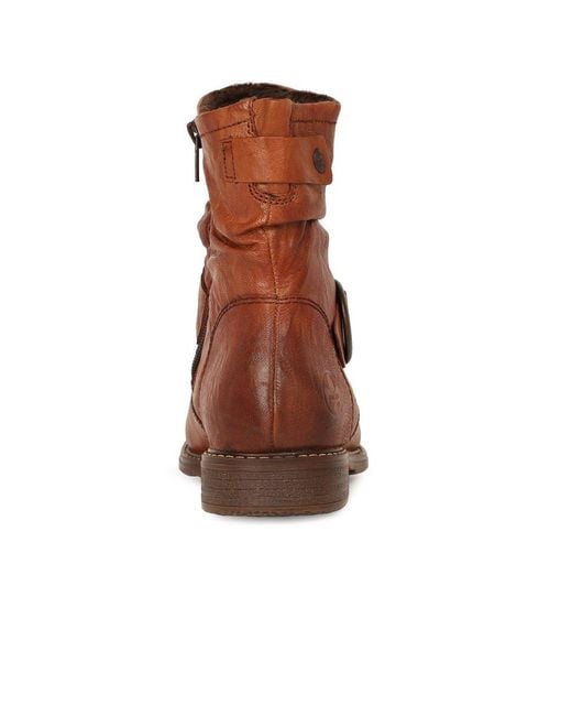 Rieker Brown Danby Ankle Boots
