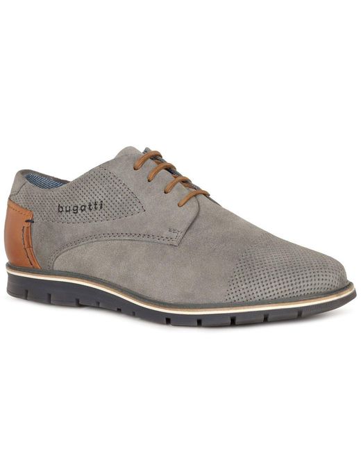 Bugatti Gray Story Trainers for men