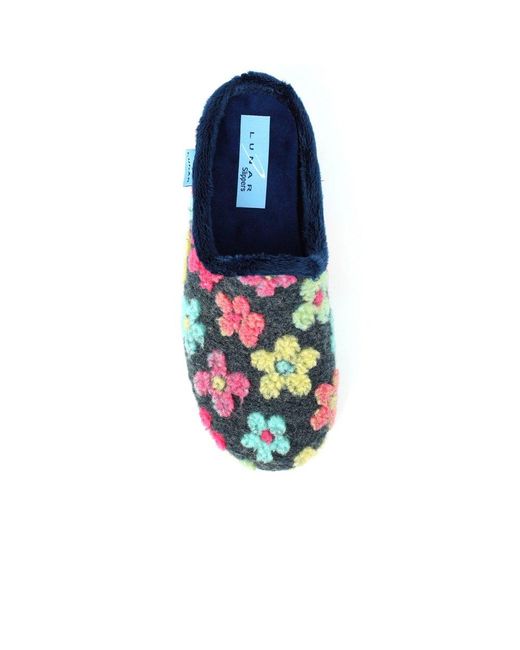 Lunar Blue Dolly Slippers