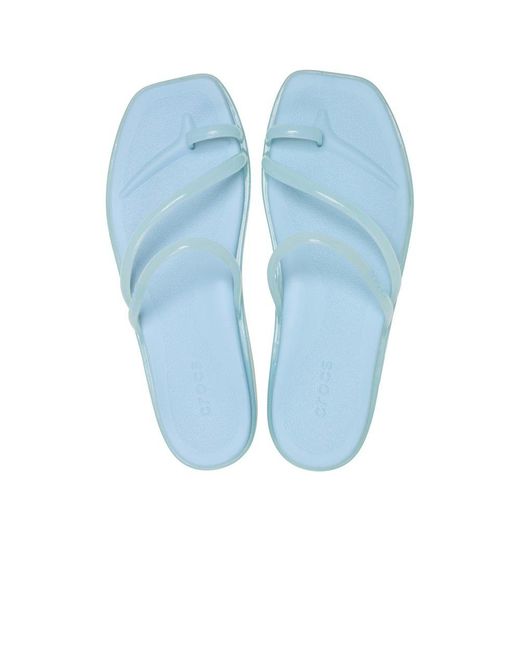 CROCSTM Blue Miami Jelly Toe Loop Sandals