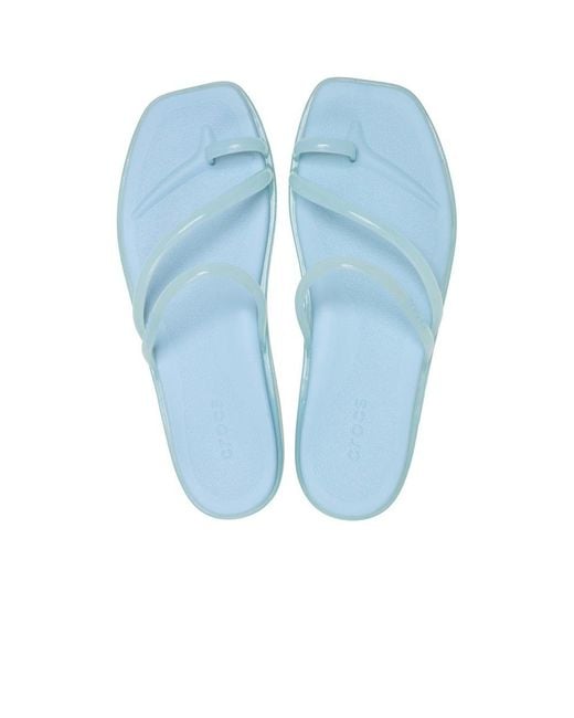 CROCSTM Blue Miami Jelly Toe Loop Sandals