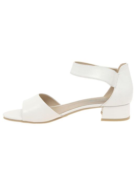Caprice White Agadir Sandals