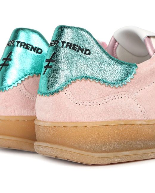 Another Trend Pink Iconic Ii Trainers Colour: Rose Sue/ Lea