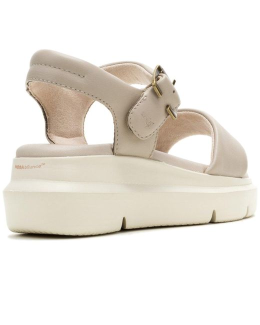 Hush Puppies Natural Uplift Quarter Strap Sandals