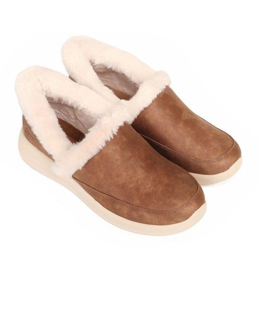 Skechers Brown Slip