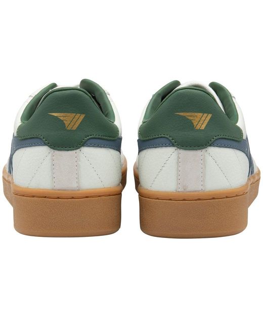 Gola White Contact Leather Trainers for men