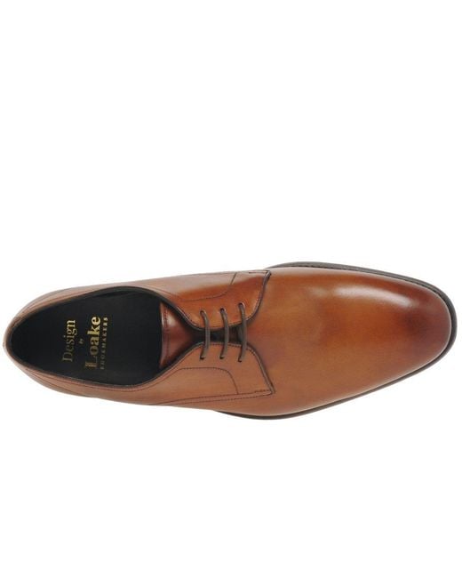 Loake Brown Atherton Formal Shoes for men