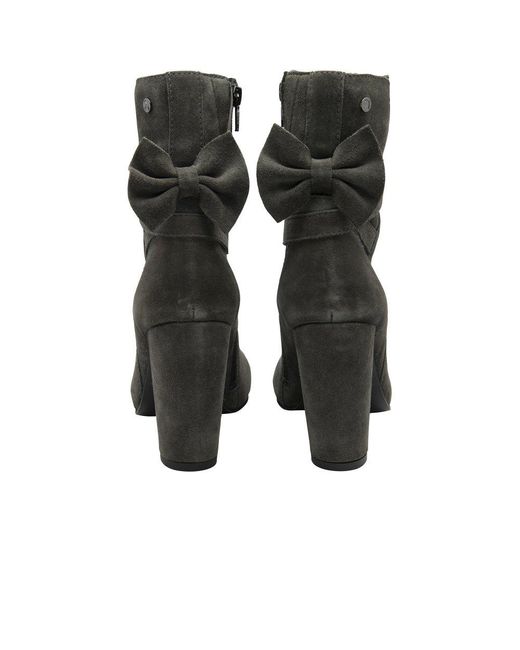 Lotus Black Alder Ankle Boots