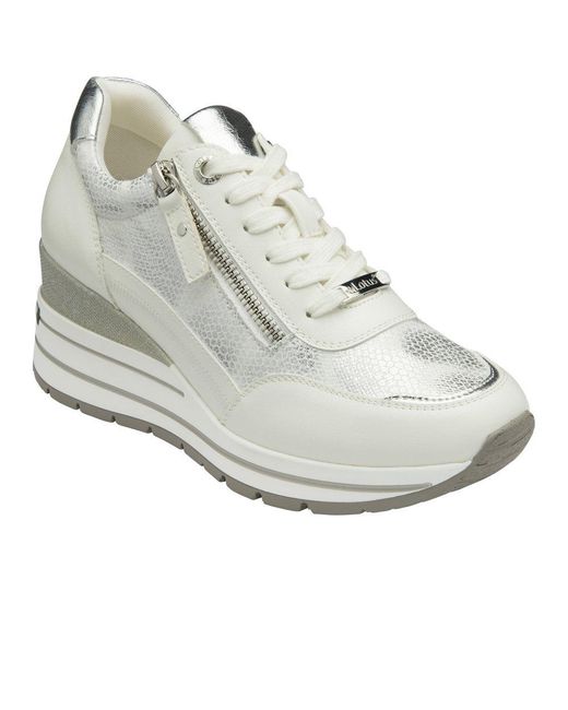 Lotus White Electra Trainers
