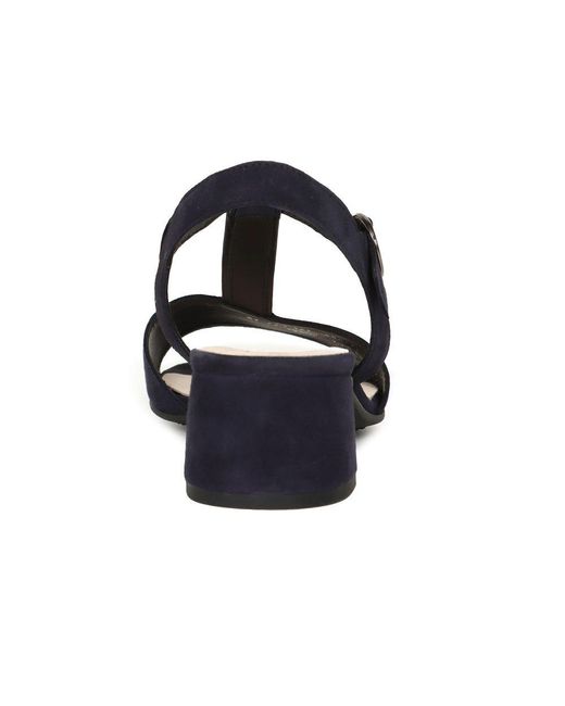 Gabor Blue Mead T-Bar Sandals
