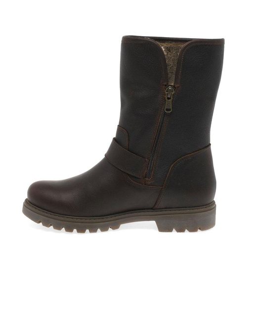 Panama Jack Black Singapur B23 Biker Ankle Boots