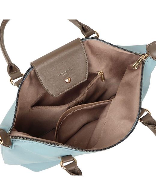 David Jones Blue Escapade Shoulder Bag Tex