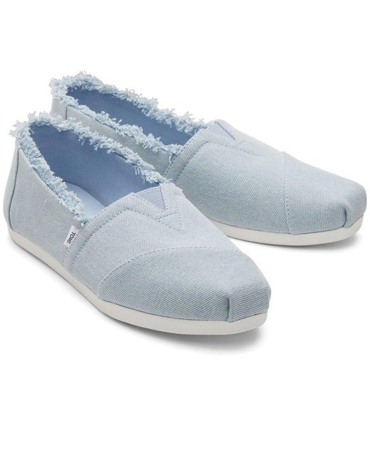 TOMS Blue Alpargata With Cloundbound Shoes Size: 4