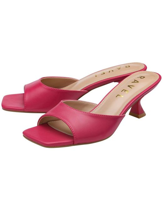 Ravel Pink Blanch Heeled Sandals