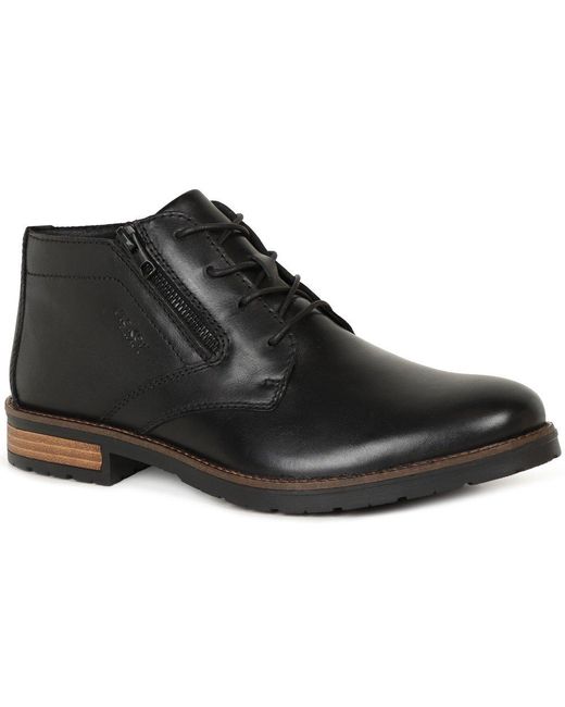 Rieker Brown Topper Boots Colour: 24 Gaucho Lea for men