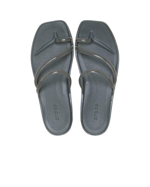 CROCSTM Blue Miami Jelly Toe Loop Sandals