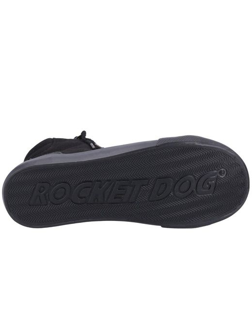 Rocket Dog Blue Jazzin Hi 12A Canvas Trainers