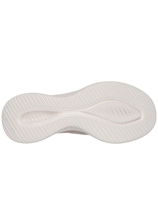 Skechers Gray Ultra Flex.0 Brilliant Path Shoes
