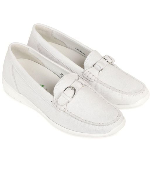Waldläufer White Hinata Loafers