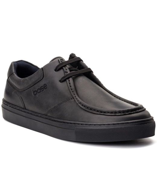 Base London Black Dalston Wallabe Shoes for men