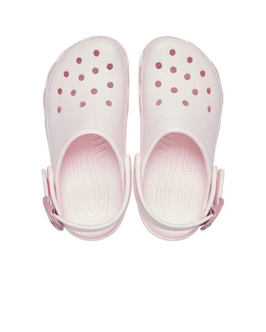 CROCSTM Pink Classic Buckle Clogs