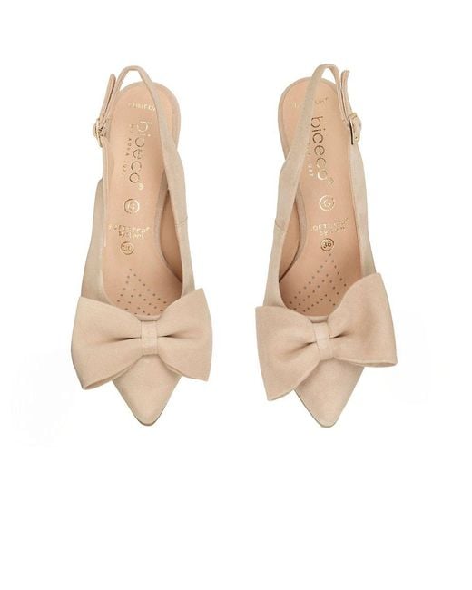 Bioeco White Paloma Court Shoes