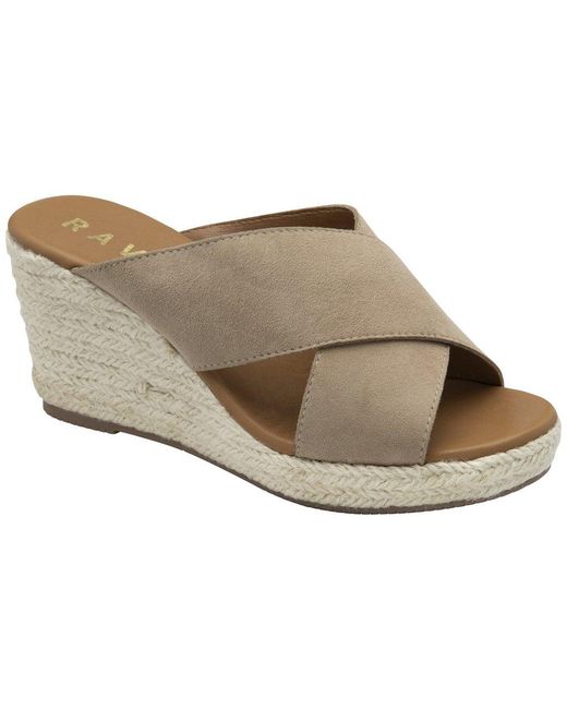 Ravel Brown Morley Wedge Sandals