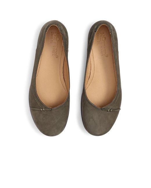 Hotter Gray Robyn Ii Pumps