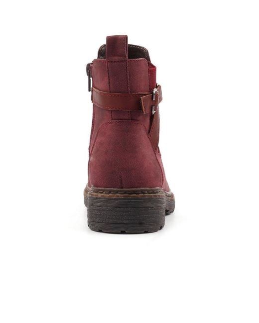 Lunar Purple Morris Ankle Boots