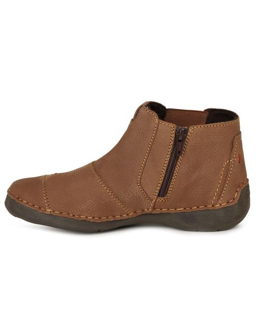 Josef Seibel Brown Fergey 55 Ankle Boots