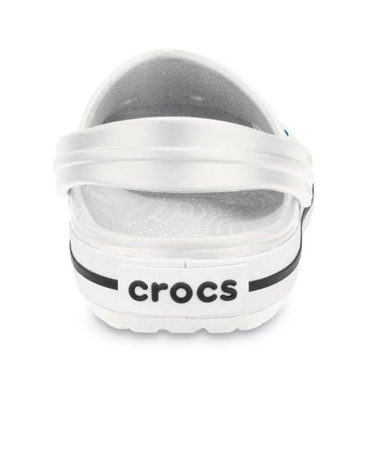 CROCSTM White Crocband Clogs