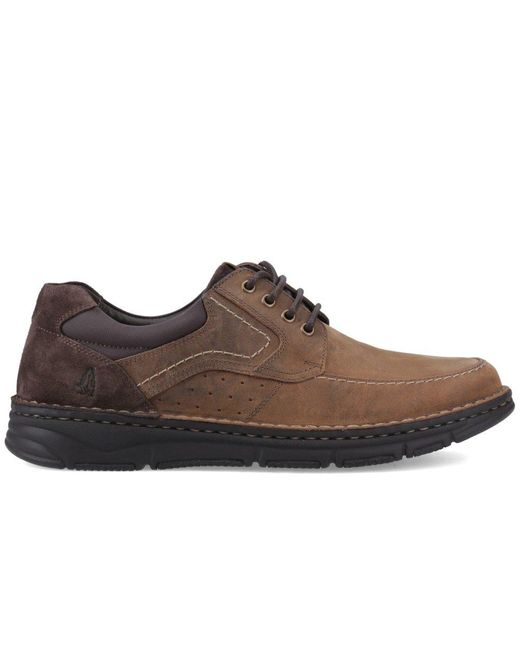 Hush Puppies Brown Franklin Lace Up Shoes for men