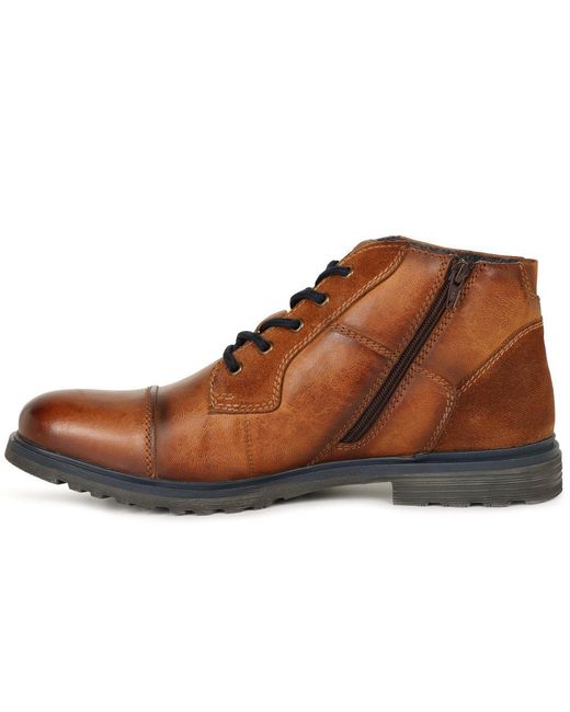 Bugatti Brown Arran Boots for men