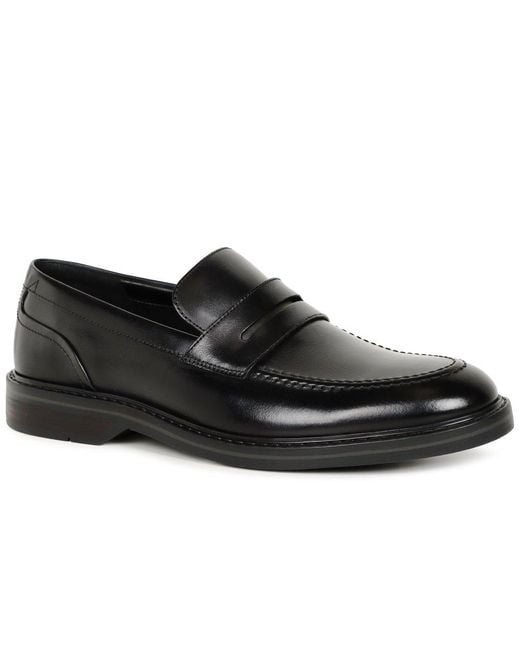 Clarks Black Aldwin Step Loafers for men