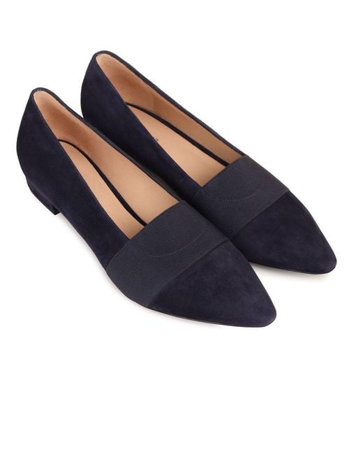 Peter Kaiser Blue Napoli Elastic Court Shoes