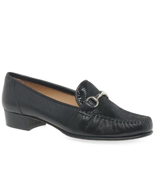 Charles Clinkard Black Raise Moccasins
