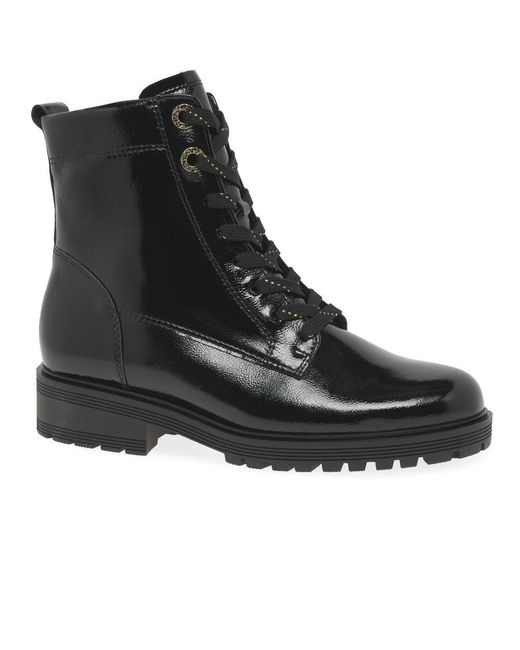 Gabor Black Flamboyant Ankle Boots