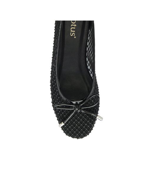 Lotus Black Americas Ballet Pumps