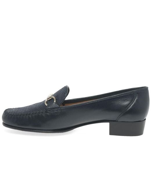 Charles Clinkard Blue Raise Moccasins