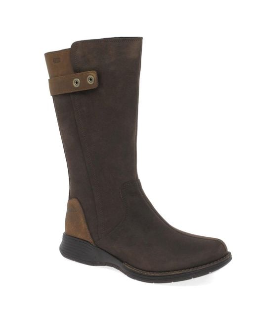 udledning Kostume tank Merrell Travvy Tall Womens Waterproof Calf Length Boots in Brown | Lyst  Canada