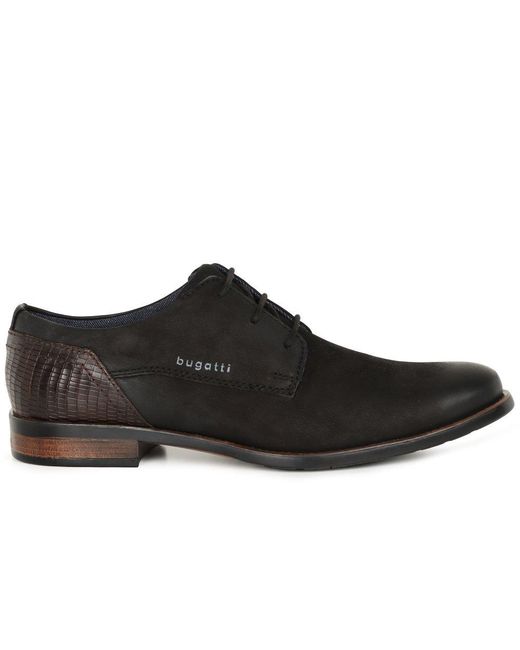 Bugatti Black Lawson Shoes for men