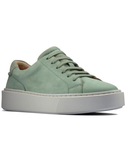 Clarks Green Hero Lite Lace Womens Trainers