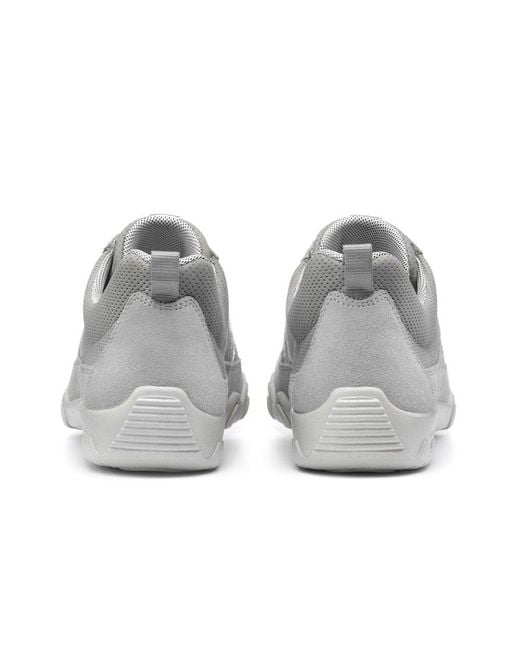 Hotter Gray Leanne Ii Extra Wide Fit Sports Shoes