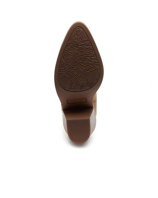 Rocket Dog Brown Feather Ankle Boots