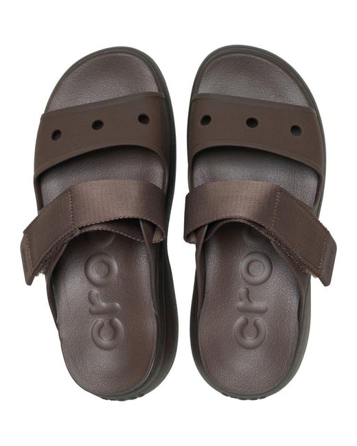 CROCSTM Brown Soho Two Strap Sandal
