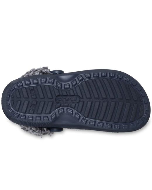 CROCSTM Blue Classic Fleece Lined Clog for men