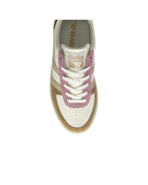 Gola White Grandslam Quadrant Trainers