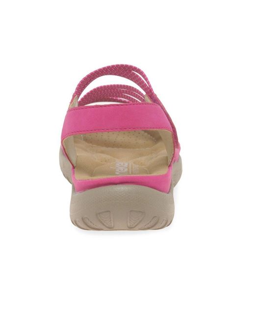 Rieker Pink Locket Sandals