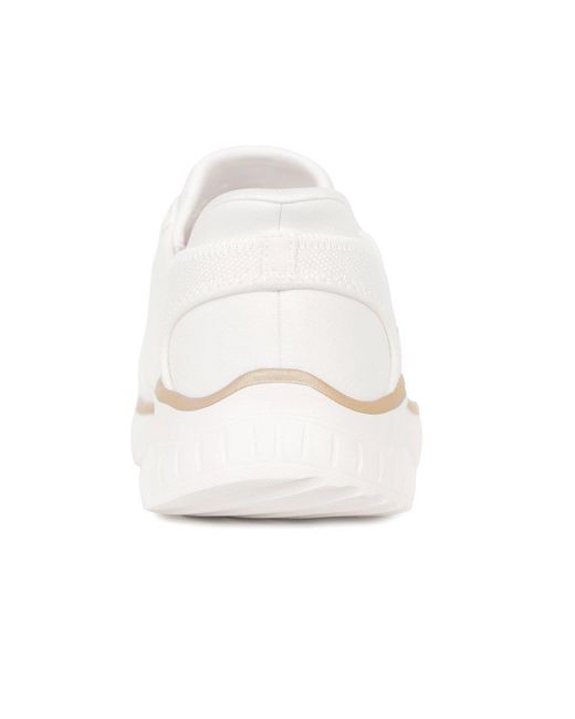 Skechers White Bobs Squad Chaos Slip